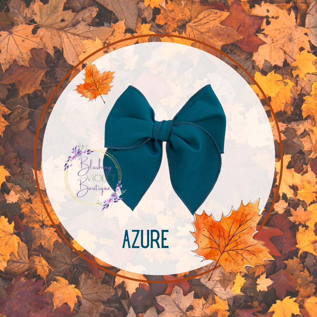 Azure Autumn Ablaze Shimmers