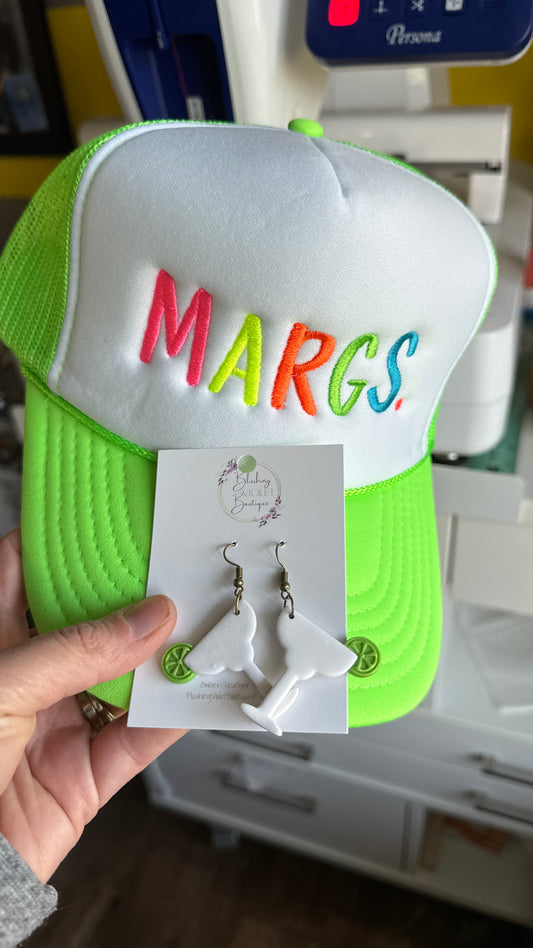 READY TO SHIP Margs. foam trucker hat