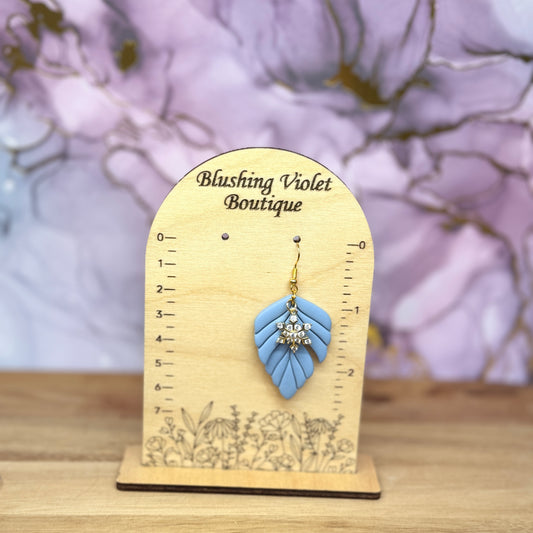 Snowflake Willow Clay earring