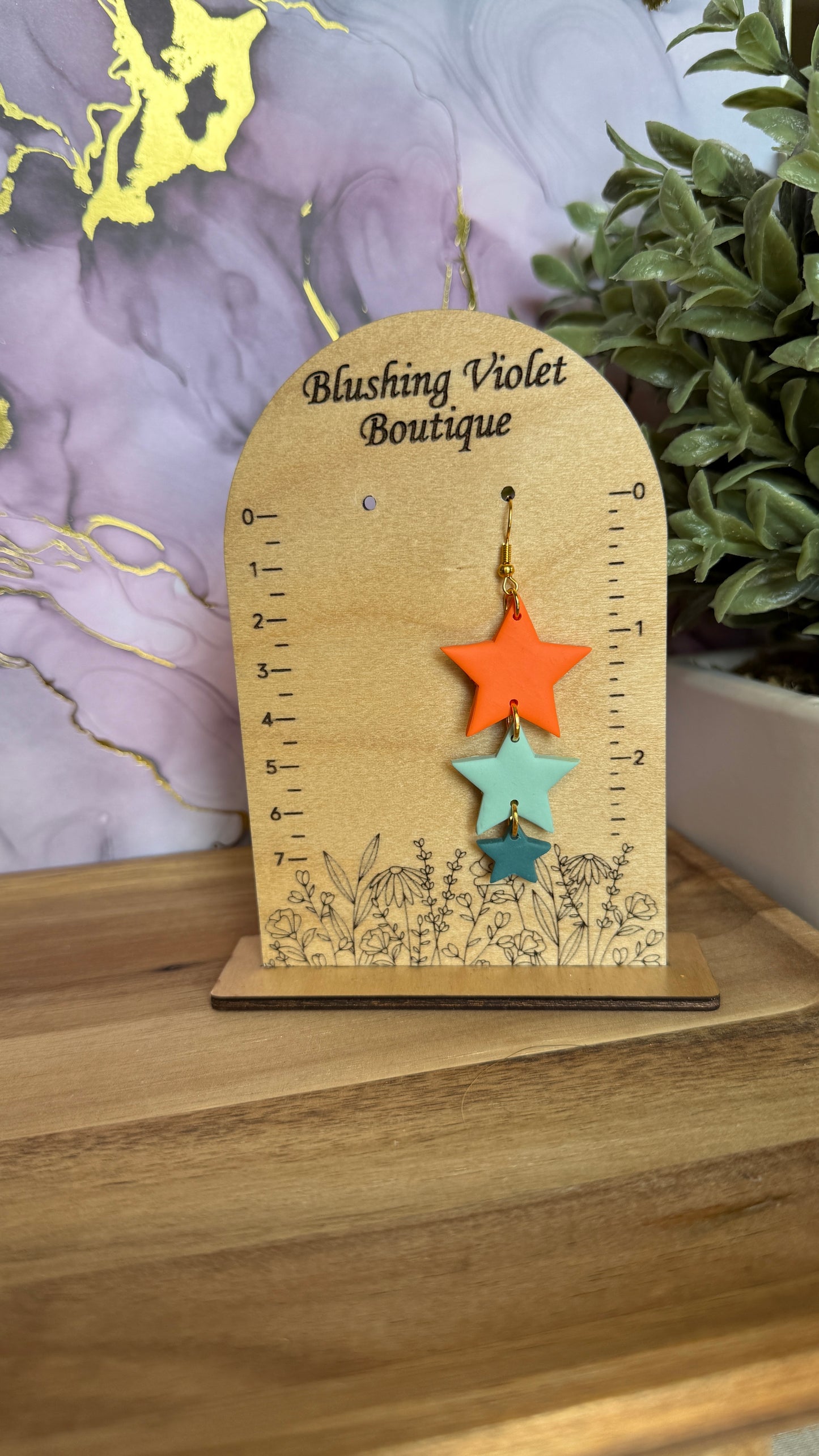 Show Girl Clay earrings