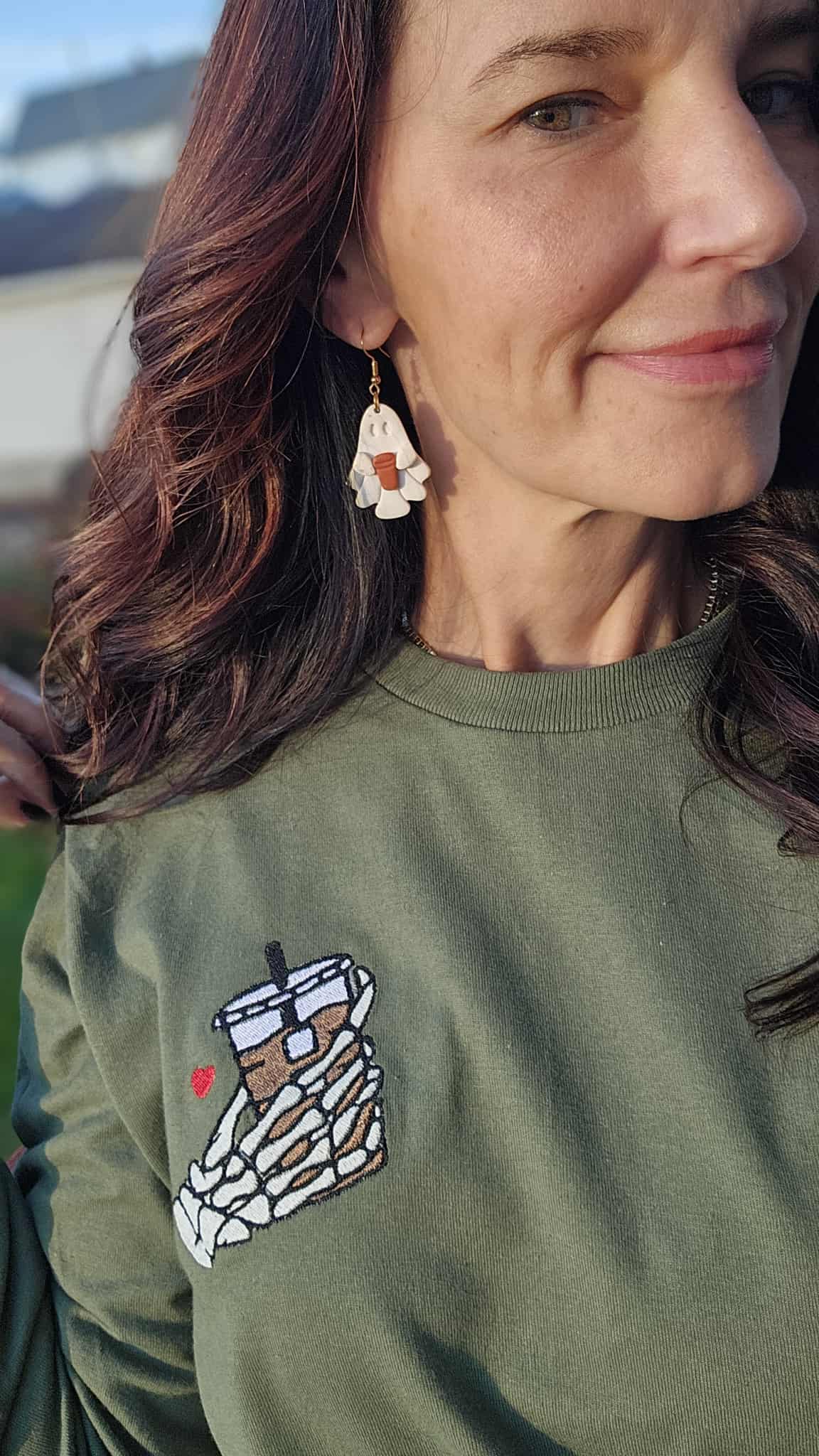 Iced to the Bone Embroidered top