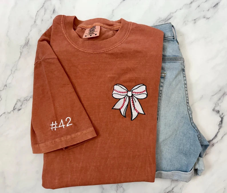 Trendy Sports Fans embroidered tops