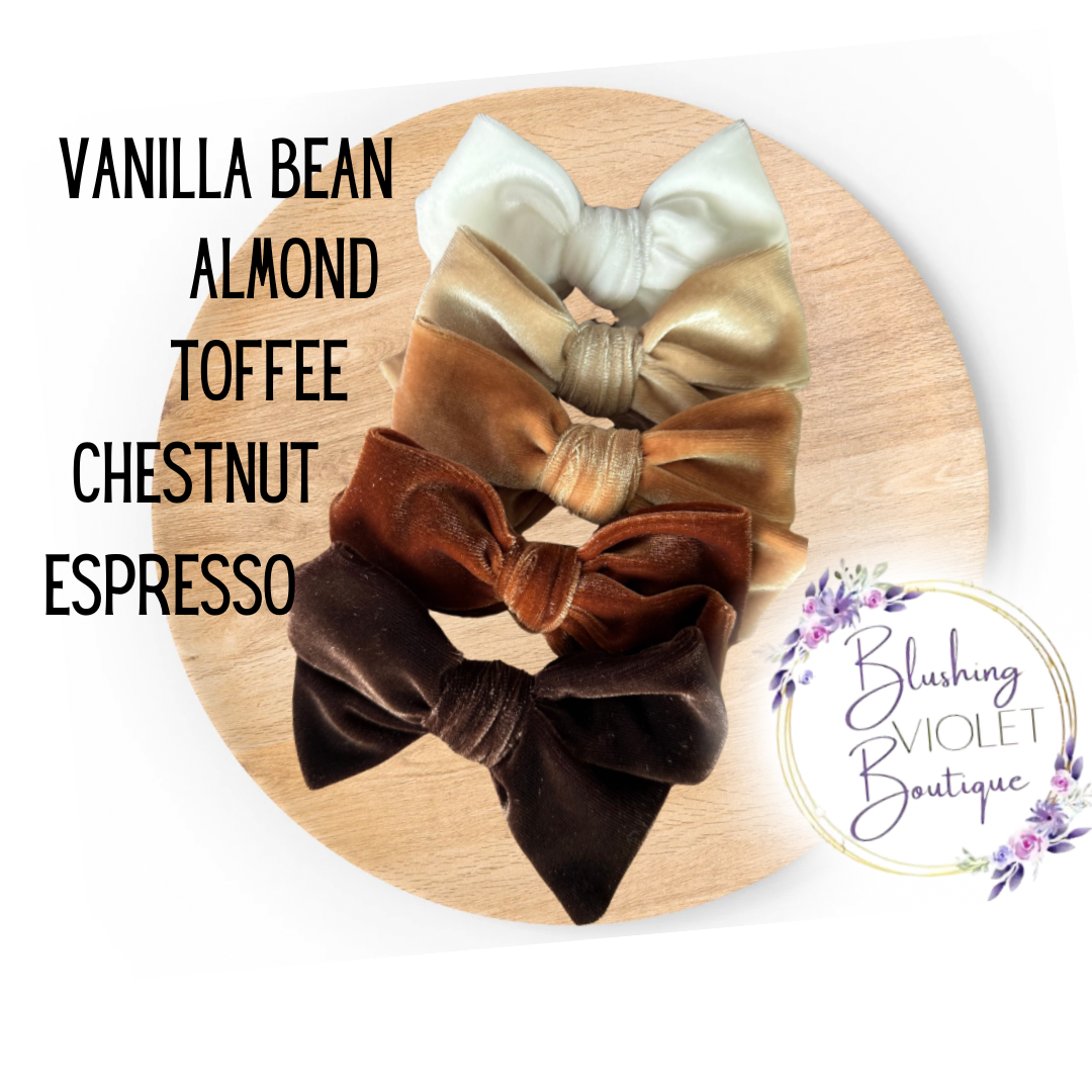 Timeless Tones velvet Accessories
