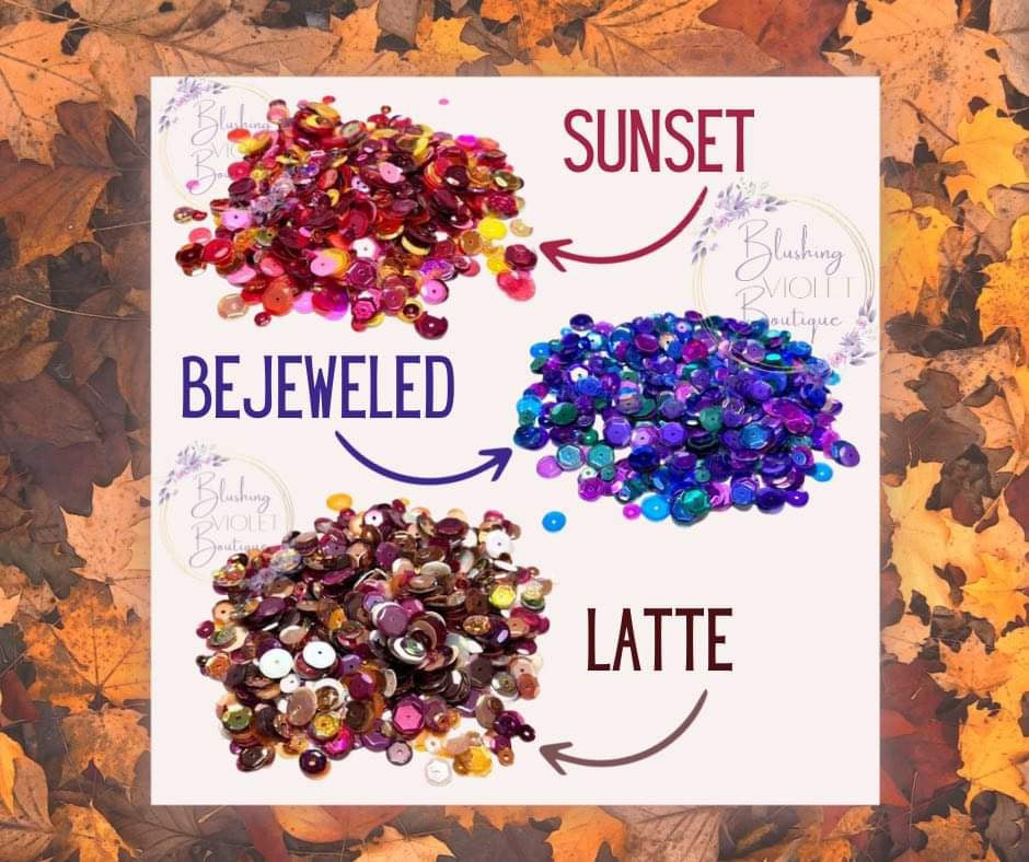 Azure Autumn Ablaze Shimmers