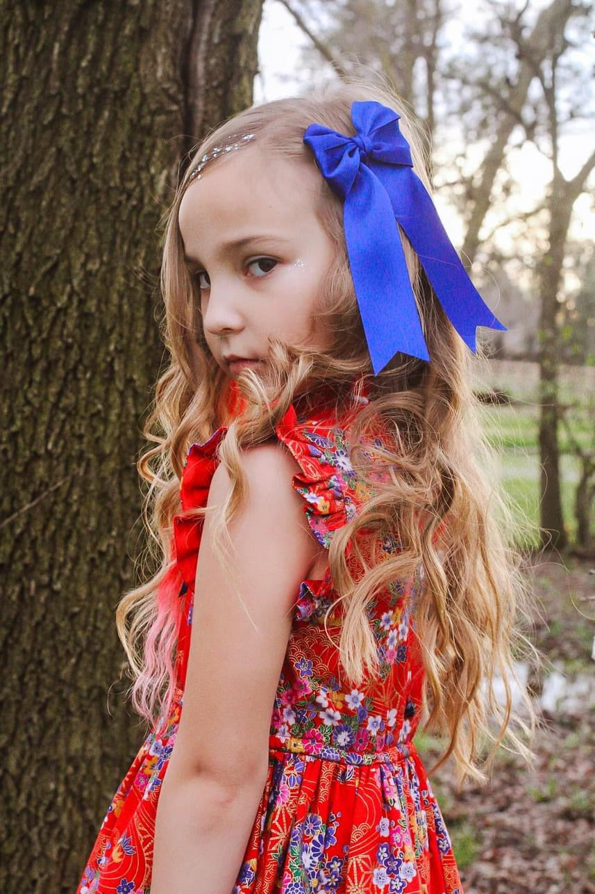 red & blue