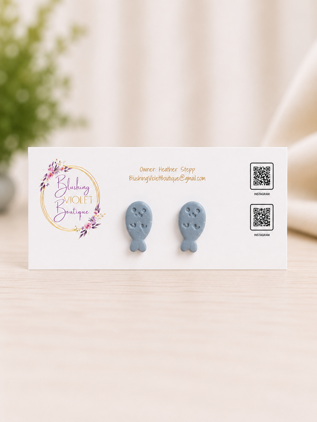 PRE-ORDER Coastal Summer ‘26 STUDS Clay earrings