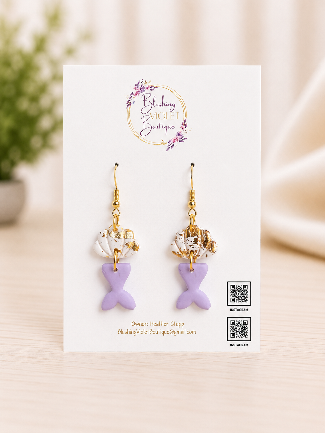 PRE-ORDER Coastal Summer ‘26 DANGLES Clay earrings