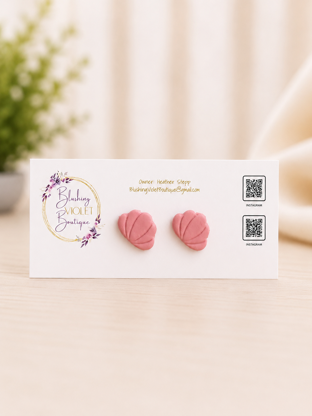 PRE-ORDER Coastal Summer ‘26 STUDS Clay earrings