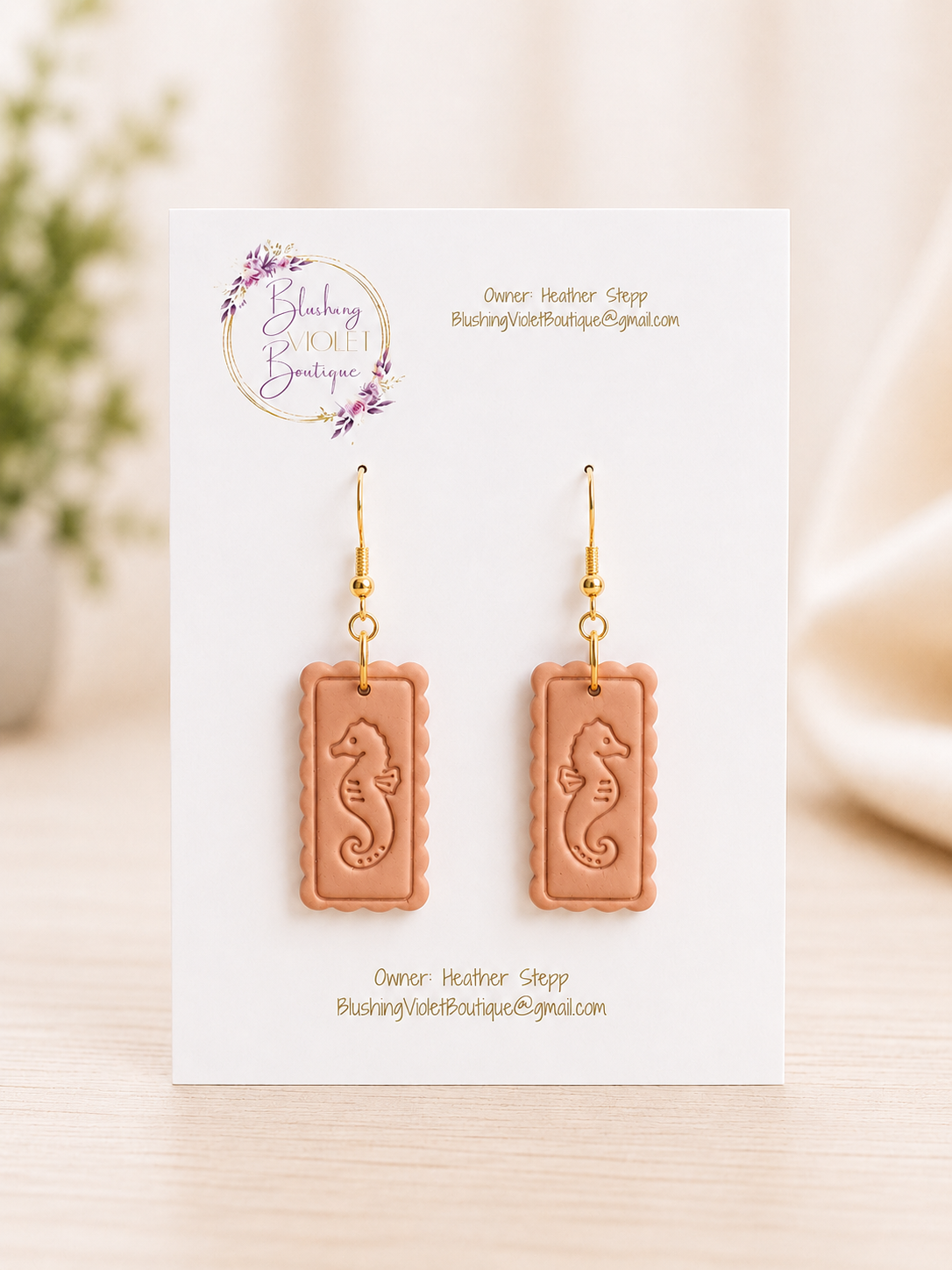 PRE-ORDER Coastal Summer ‘26 DANGLES Clay earrings