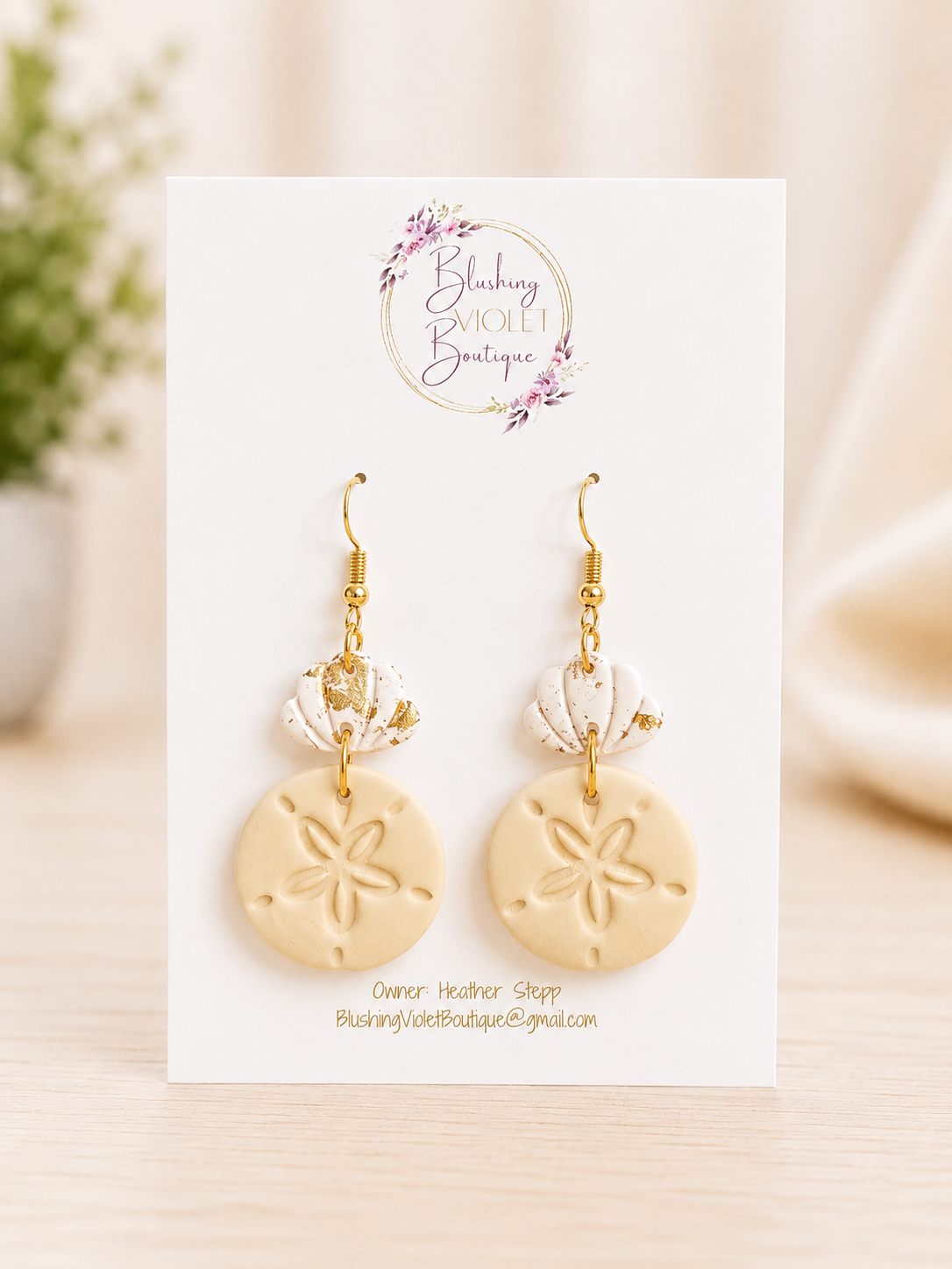 PRE-ORDER Coastal Summer ‘26 DANGLES Clay earrings