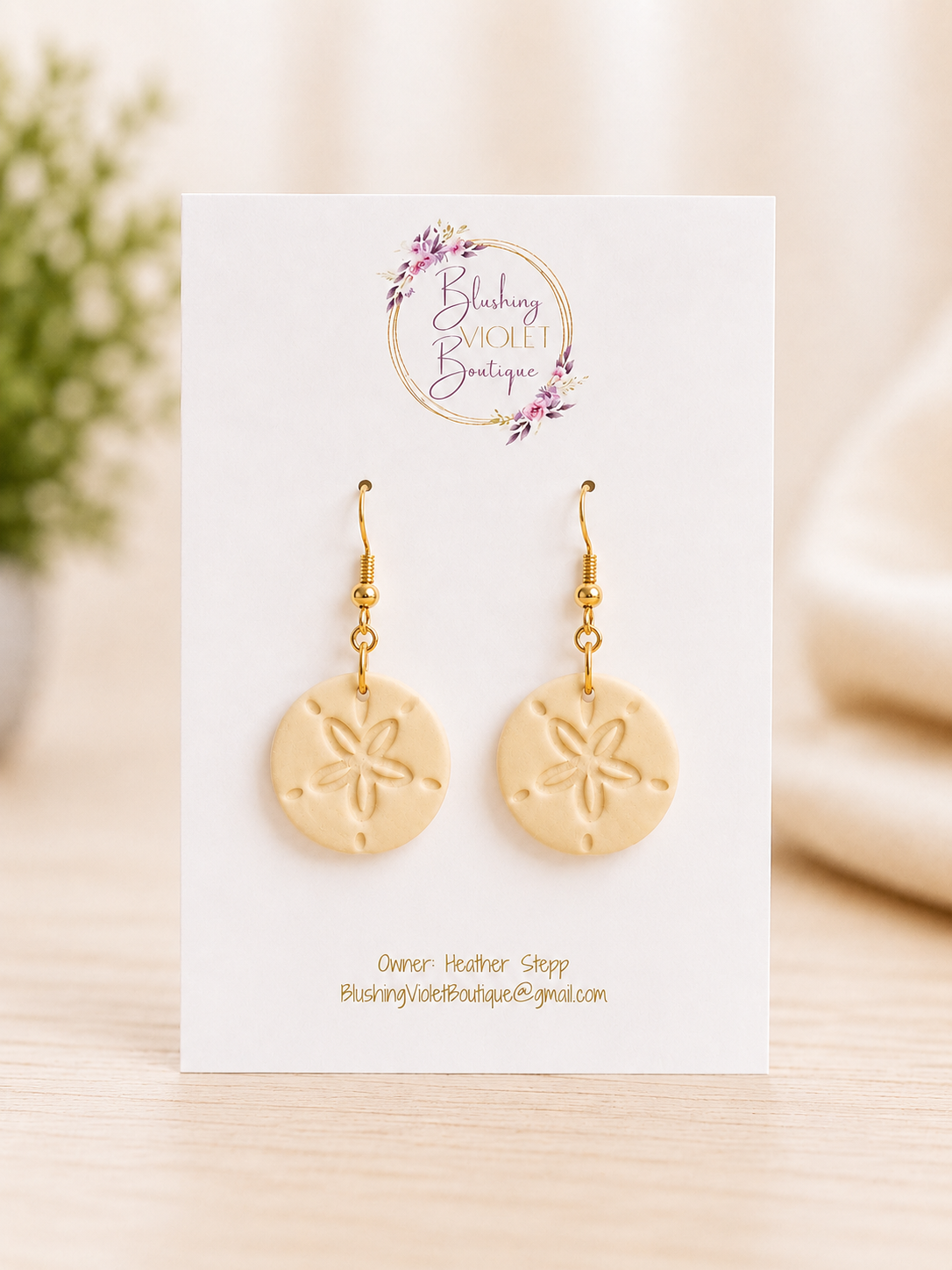 PRE-ORDER Coastal Summer ‘26 DANGLES Clay earrings