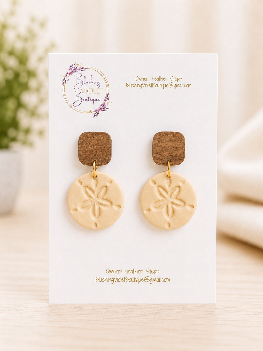 PRE-ORDER Coastal Summer ‘26 DANGLES Clay earrings