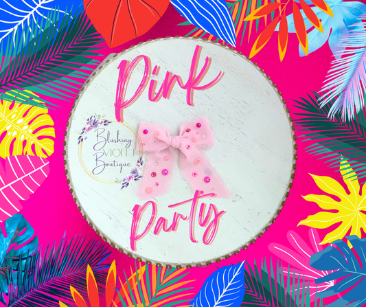 Girl Power Pink Party Chiffon Dazzler