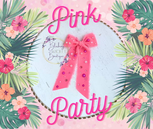Malibu Pink Party Dazzler Chiffon