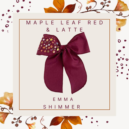 Maple Leaf Red Shimmers autumn ablaze