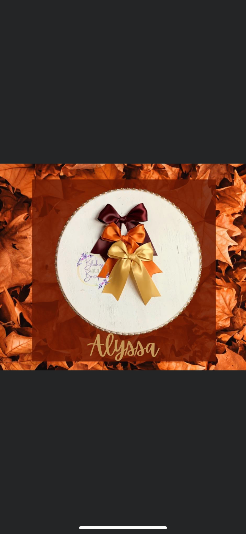 Irish Blessings satin bow