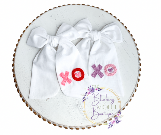 XO hand embroidery